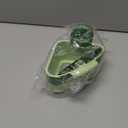 Suction Cup Kitchen Sink Caddy  Triangular Sink Drain Basket & Strainer  Small Corner Sink Trash Catcher for Vegetables, Fruits, Sponges, Soap  Space-Saving Organizer (1, Green)