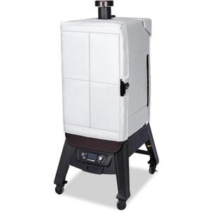 QuliMetal Smoker Insulation Blanket for Pit Boss Copperhead 3 Series Pellet Vertical, Pit Boss Insulated Grill Blanket & Smoker Cover, Winter BBQ Heat Retention Accessory for Cold Weather Cooking