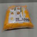 5 PC - 5 feet Marigold Garland |Indian/American Wedding Party Mantle Decoration, Faux Garlands Wedding Garland, Diwali Decoration, Spring Bush Floral! (Golden Yellow (Light Orange))