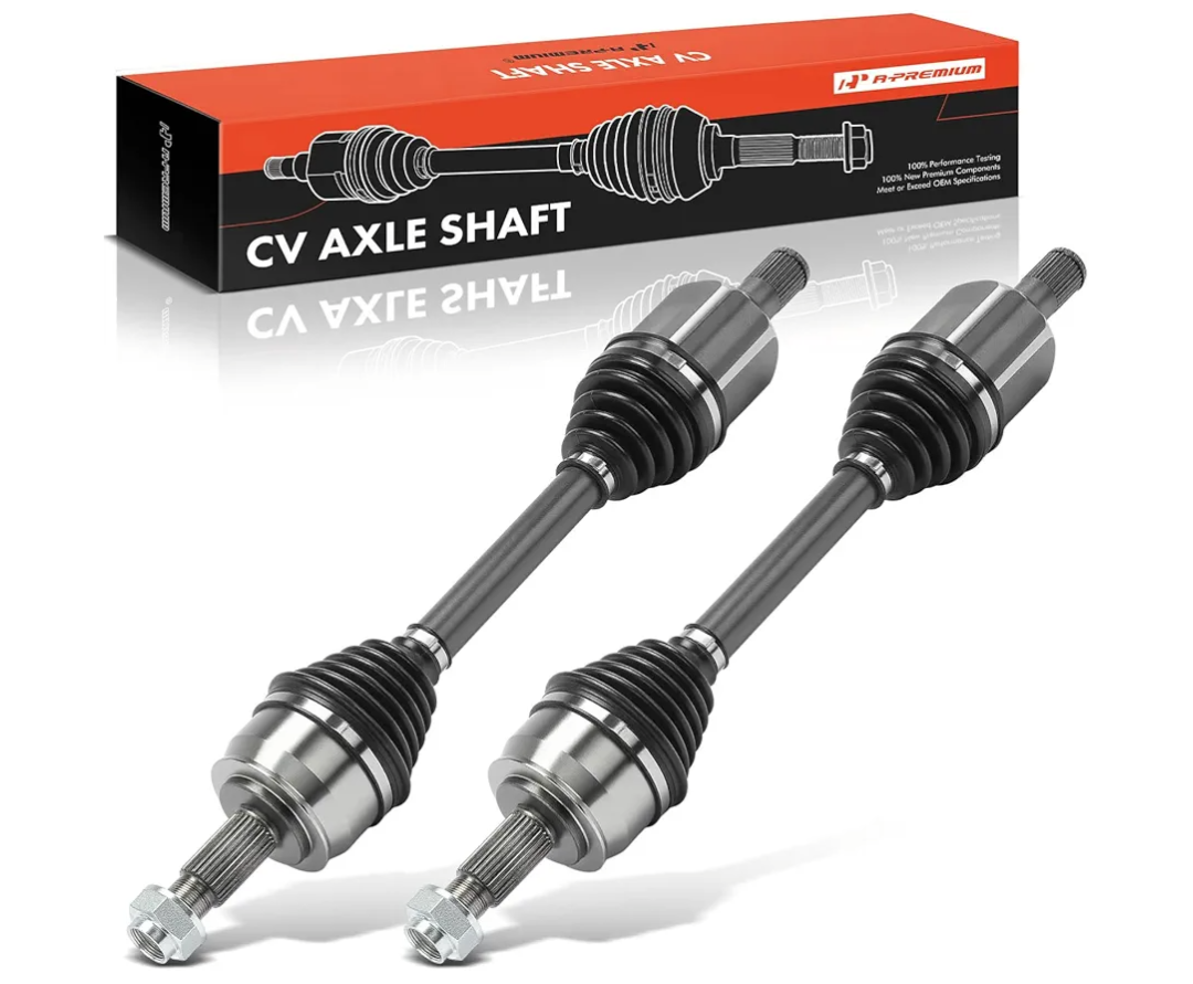 A-Premium Pair (2) Front CV Axle Shaft Assembly Compatible with Jeep Compass 2018 2019 2020 2021 L4 2.4L, AWD with 3.73 Axle Ratio, Driver and Passenger Side