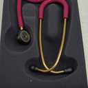 3M Littmann Classic II Infant Stethoscope, 2157, Stainless Steel Rainbow-Finish Chestpiece, 28" Raspberry Tube, Brass Stem, and Headset