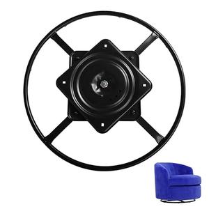 Skuehod 24 Inch Heavy Duty Recliner Chair Swivel Ring Base Kit with 10 inch Swivel Plate, Chair Replacement Parts Bottom Mechanism