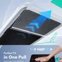 ESR 2 Pack Paper-Feel Screen Protectors for iPad Air 13 Inch M4/M3/M2 (8th/7th/6th Generation), 9H Matte Writing Tempered Glass Film with Ultra Fit Tray, Write and Draw Like on Paper, Anti-Glare