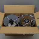 Sucolite 11.8'' Small Table Lamps Set of 2, Bedside Nightstand Lamps for Bedroom Kids Room, Cute Desk Lamps with Studded Texture Base for Reading Nursery Living Room Office, Black