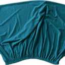 Headboard Slipcover Bed Headboard Cover Removable Elastic Bed Head Cover for Bedroom Decor Bed Back Protector Slipcover 1.2M(Blue)