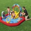 Bestway Marvel's Avengers Assemble Kids Inflatable Water Play Center | Outdoor Summer Pool Toy for Children Ages 2+