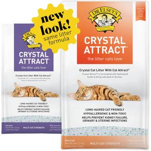 Dr. Elsey's Crystal Attract Silica Cat Litter, 8lbs