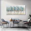 Belmrxne Tree Wall Art Blue and Black Wall Decor Trendy Canvas Painting Designer Artwork for Living Room Bedroom Dining Room Office Home Decor 24x48 inch