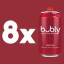 bubly Sparkling Water, Cherry, 12 Fl Oz Cans (8 Pack) (EXP 03/01/27)