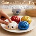 Glitter Dumpling, Glitter Dumpling Squishy with Box (Gold)