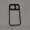 No Back Bumper Case with Stand for iPhone 17 Pro Max Compatible with MagSafe, Built-in Camera Stash Kickstand, Backless Design Edge Frame Fast Heat Dissipation Slim Thin for iPhone 17 Pro Max (Black)