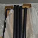 AWASEN Side Table, Small Black End Table for Living Room Bedroom Office Small Spaces, Modern Accent Side Table Nightstand with Solid Wood, Easy Assembly, (Black)