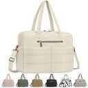 Vankor Travel Duffel Bags, Weekender Bags for Women Men Gym Duffel Bag Personal Item Travel Bag Foldable Tote Carry On Overnight Workout Bag, Beige