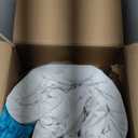 White Bounce House with Slide, Indoor Bouncy House for Kids 3-8 w/Ball Pit, Bounce Area 6.5'x6.5', Capacity 300 lb