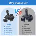 Upgraded WD19X25278 Dishwasher Diverter Valve Kit for GE, Whirlpool, Kenmore, Maytag, Amana Dishwasher Replacement Parts Replaces WD00X25260, WD18X21678, WD19X25259