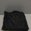 Nasitos 2 Pack Black Tablecloth for 8FT Trade Show Table Covers-Open Back Folding Tablecloths Washable Fabric and Wrinkle Resistant Table Covers for Craft Show, Display Table, Parties, Birthday