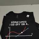 Math Teacher Gifts Sometimes I go Off on a Tangent T-Shirt Classic Black Small