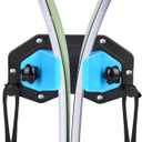 Hikeen Ski Wall Mount, Snowboard Wall Mount, Wall Mounted Ski Storage Rack for Garage Organizer System, Fits Any Ski/Snowboard Display(1Pack)