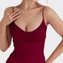 Women's Mesh Double Layer Dresses Lace Trim Maxi Elegant Party Bodycon Dress Slim Fit Back Slit Long Cocktail Party Dresses (Red, M)