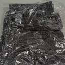 Forever 21 Womens Glitter High-Rise Flare Pants (Large, Grey)