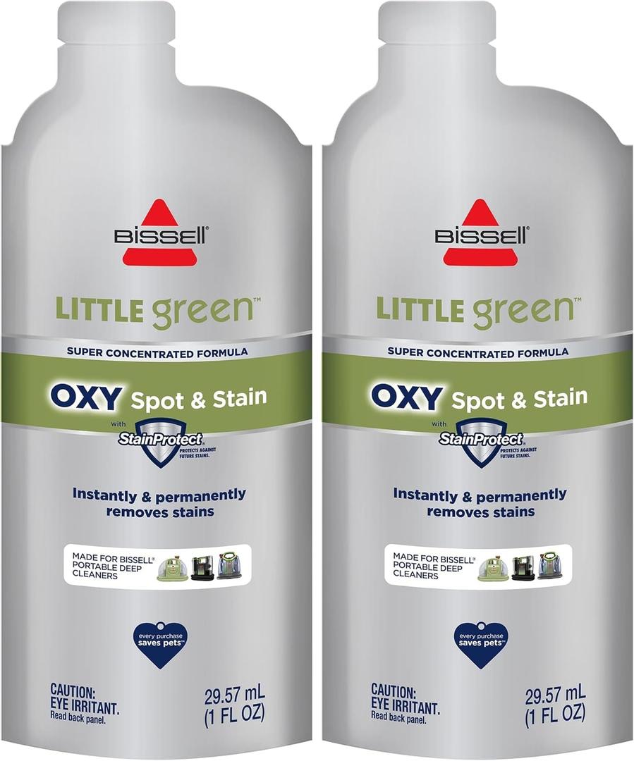 Bissell PET PRO OXY Spot & Stain Formula for Portable Carpet Cleaners 6 Pcs