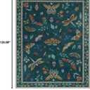 Lahome Insect Washable Rugs 8x10, Soft 8x10 Area Rugs for Living Room, Non Slip Bedroom Rug Under Bed Ultra-Thin Large Carpet for Dining Room Office Playroom Vionnet(8'x10',Dark Green)