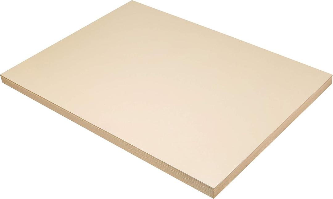 Pacon Tagboard, 18"X24", Manila, Medium Weight, 100 Sheets, 18" x 24"