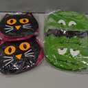 4 Pcs Halloween Candy Bags Bulk 7.9 Inches Trick or Treat Bags Reusable Felt Handbag Portable Ghost Gifts Handbag for Costume Party Favors Supplies