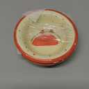 kathson Hamster Ceramic Food Bowl Small Animal Bowls with Watermelon Pattern for Cage Guinea Pig Anti-Turning Food and Water Dish Pet Feeder for Gerbil Hedgehog 2PCS