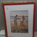 DecorUhome 16x20 Picture Frame Fits 11x14 Photos with Mat, Red