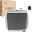 4 Row Radiator for 1955-1959 Chevy GMC Pickup Truck 3400 3600 3800 V8 All Aluminum Radiators 1956 1957 1958 55 56 57 58 59