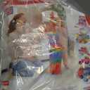 MEGA BLOKS First Builders Toddler Blocks Toys Set, Big Building Bag with 80 Pieces and Storage, Blue, Ages 1+ Years