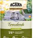 ACANA Grain-free Dry Cat Food Grasslands Chicken Duck Turkey Fish and Quail 10lb Bag, BBD: 27/08/2027