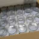 QAPPDA 4oz Glass Jars With Lids, Small Mason Jars Wide Mouth, Mini Canning Jars With Silver Lids For Honey, Jam, Jelly, Baby Foods, Wedding Favor, Shower Favors, Spice Jars For Kitchen & Home, Set of 40