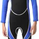 Cokar Neoprene Wetsuit One Piece Swimsuit for Kids Boys Girls UV Protection for Swim Surf Snorkel Scuba Diving (10 (FOR height 52"-57")