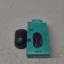 Logitech M185 Wireless Mouse, 2.4GHz with USB Mini Receiver, 12-Month Battery Life, 1000 DPI Optical Tracking, Ambidextrous PC/Mac/Laptop - Swift Grey