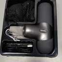 Morelax Mini Massage Gun, Percussion Muscle Massager for Back Pain Relief, Compact Sports Travel Massage Gun with 6 Massage Heads 4 Speeds, Gift for Her, Home, Athletes (Gray)