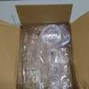 18 Pcs Clear Plastic Serving Utensils Set - 6 Clear Plastic Serving Spoons, 6 Tongs And 6 Forks - Heavy Duty Disposable Serving Utensils Set For Parties