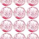 12 Pack Inflatable Beach Balls Bulk 16" Pink Glitters Pool Toys Balls for Pool, Beach, Summer Pool Party - Swimming Pool Game Water Beach Toys Kid Party Favor Decorations Summer Blow Up Beach Ball