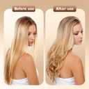 Curling Iron, 2 in 1 Hair Straightener and Curler, 1.25 Inch Ceramic Curling Wand with Adjustable Temperature, Dual Voltage for All Hair Types, Anti-Tangle for Long-Lasting Curls or Straight