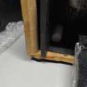 Extra Large Bamboo Stash Box with Combination Lock, Smell Proof Tube & Jar, Storage Containers with Brush & Tray, Great Home Decor & Fathers Day Gift (Black)