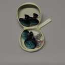 MSINMKOK 4 Pack Drawer Knobs Decorative Blue Leaves Cabinet Knobs Crystal Glass Drawer Pull Handles for Dressers Cabinets Kitchen Bathroom - Cupboards Wardrobes Hardware Furniture Knobs