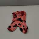 Dog Pajamas Love Heart Dog Sweater Pjs Warm Soft Pet Holiday Clothes Puppy Jumpsuits Onesie Outfits for Small Dogs and Cats (Small, Heart)