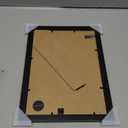 Americanflat A4 Picture Frame with Shatter-Resistant Glass - 8.3x11.7 Frame with Engineered Wood - Signature Collection - A4 Frames for Tabletop and Wall Display - Black