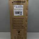 EASEGO Golf Push Cart 3 Wheel : Golf Bag Cart Foldable with Phone Holder/ Cup/ Umbrella Holder Compact Golf Pull Carts Quick Fold Golf Caddy Push Carts with Large Wheelbase for Different Terrain（Blue）