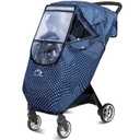 Stroller Rain Cover,Stroller Cover for Winter,Universal Stroller Accessory,Waterproof, Windproof, Ventilation, Sun Protection, Protect from Rain Wind Snow,Cold,Baby Travel Weather Shield