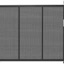 Retractable Baby Gates, Extra Wide Gate for Stairs, Extra Long Child Gates for Large Openings, Mesh Baby Gate, Dog Gate for Doorways, Expandable Gates (Black, 33" Tall x 55" Wide)