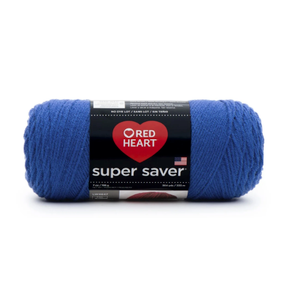 RED HEART E302C.0312 Super Saver Jumbo Yarn, Blue, 333m 