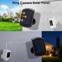 6V Solar Panel for Deer Feeder, Efficient Solar Panel for Blink Camera Outdoor Waterproof Small Solar Battery Charger Maintainer Includes Secure Wall Mount