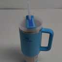 STANLEY Quencher H2.0 Tumbler with Handle and Straw 40 oz | Flowstate 3-Position Lid | Cup Holder Compatible for Travel | Insulated Stainless Steel Cup | BPA-Free | Stainless Steel Shale